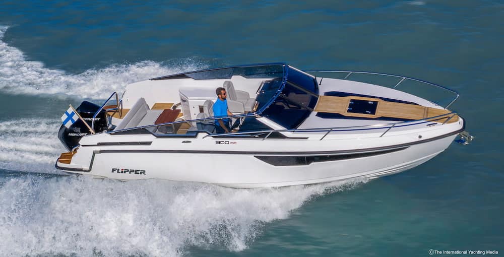 Flipper 900 DC essai en mer