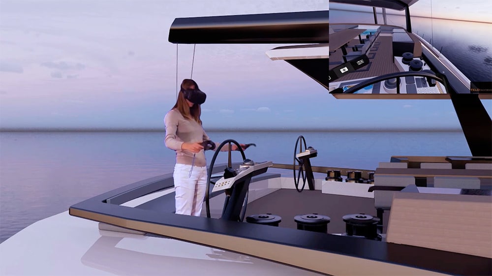 Réalité virtuelle Felci Yachts
