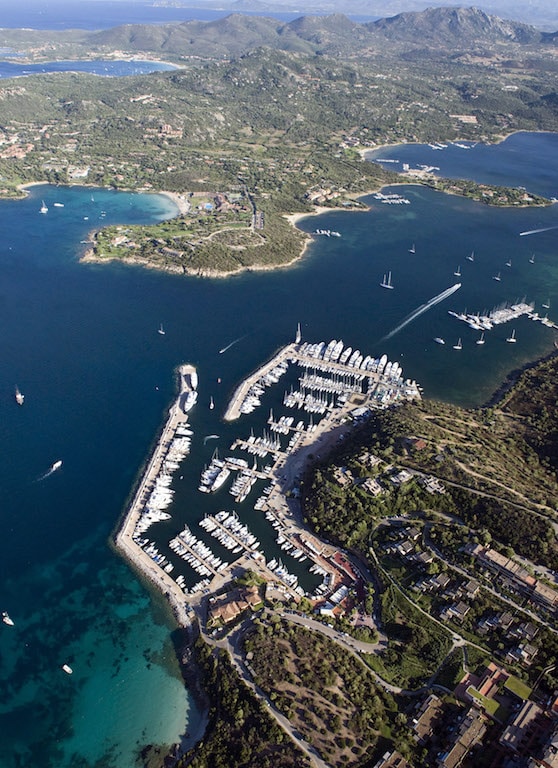 Marina di Portisco vue aérienne