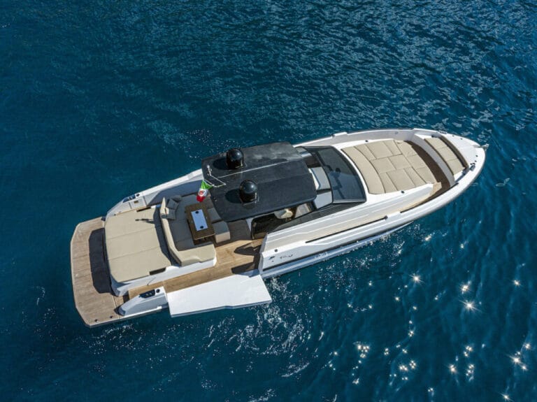 vue aérienne bateau