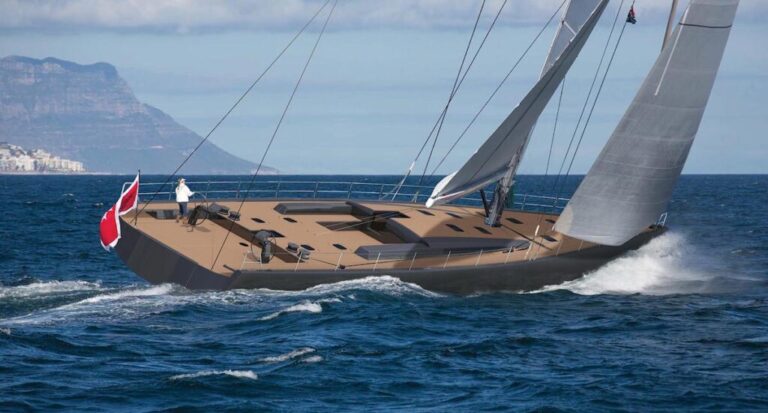 bluewater cruiser en mer