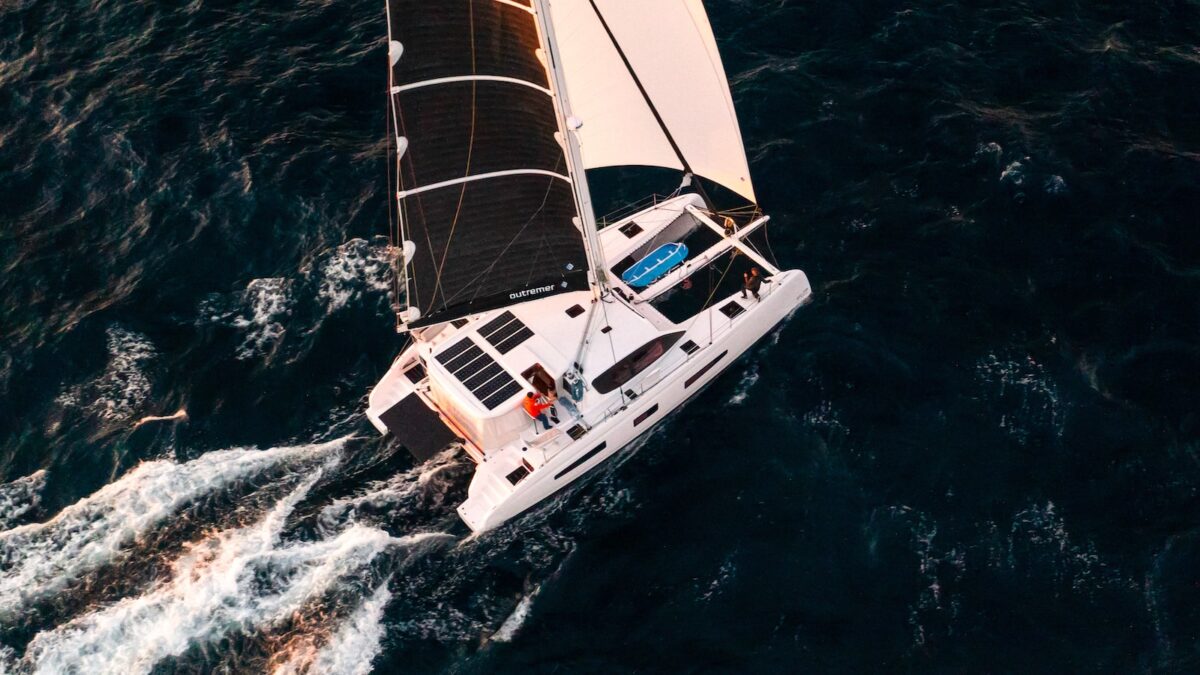 Outremer 52 vue aérienne