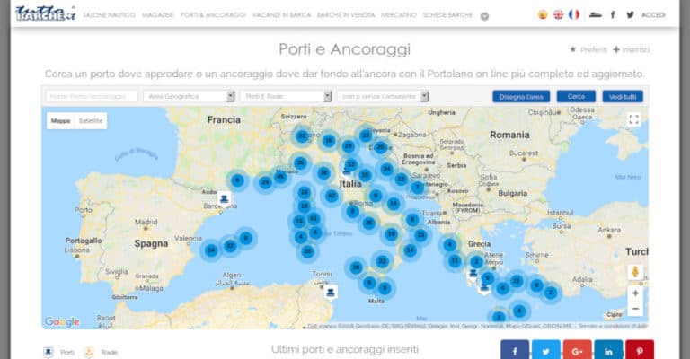 portulan de la Méditerranée