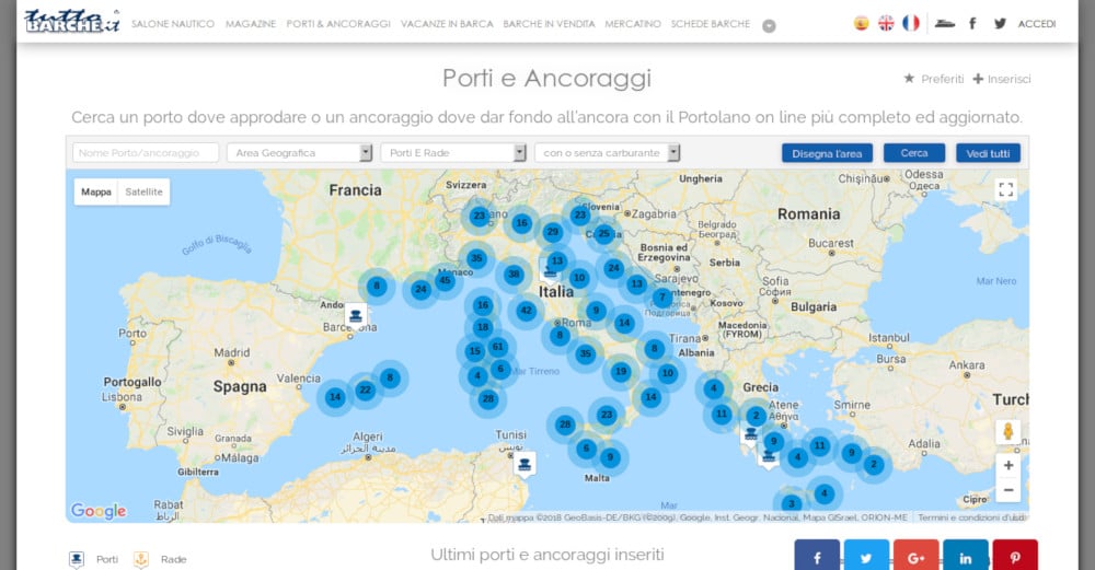 portulan de la Méditerranée