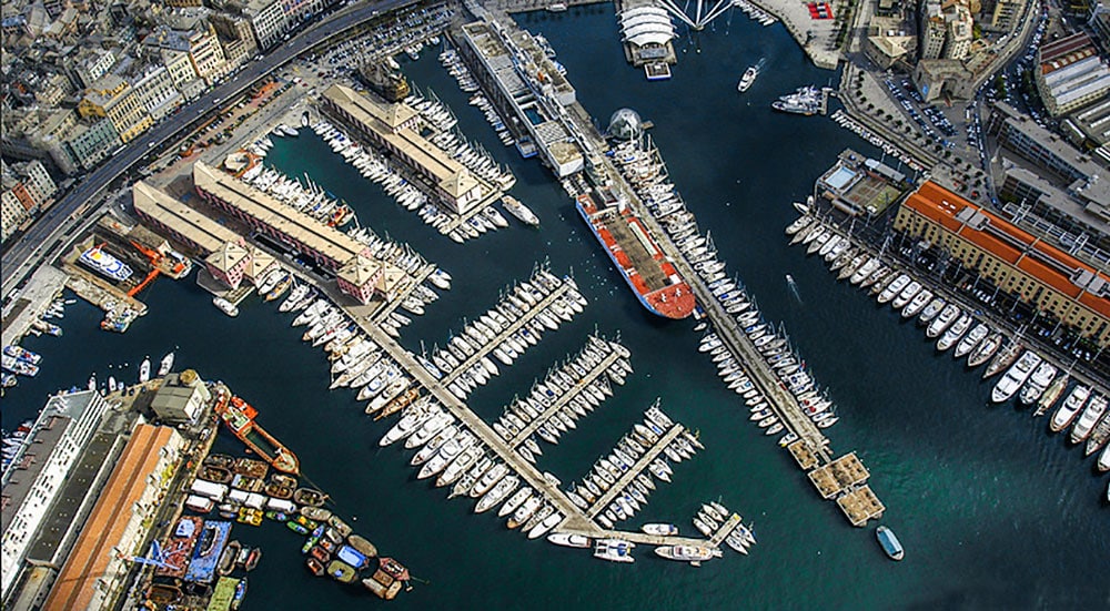 types de mouillage, Marina di Porto Antico