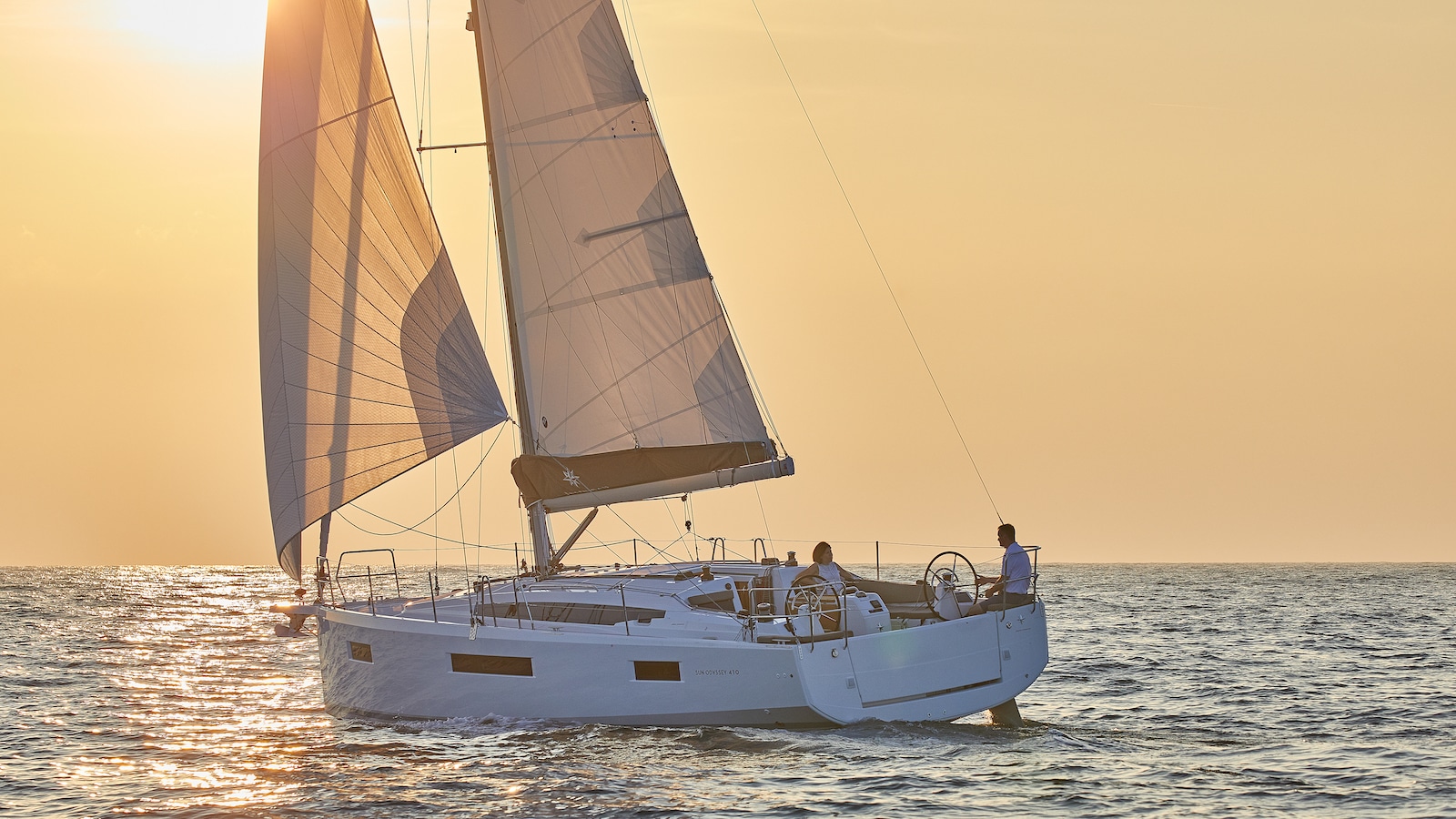 Jeanneau Sun Odyssey 410 en mer