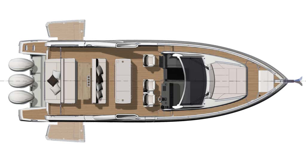 agencement Jeanneau DB/43 OB