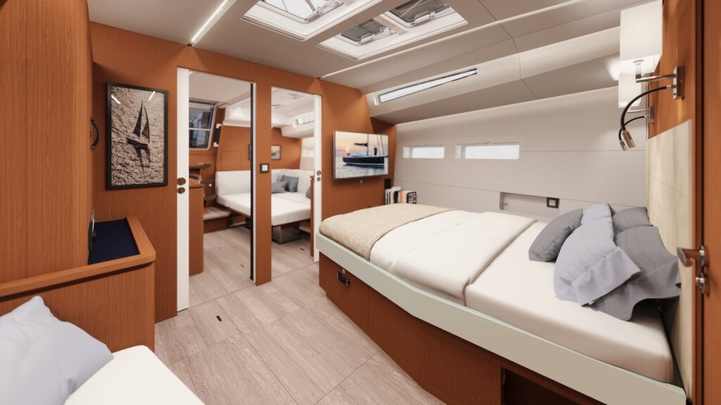 Jeanneau_Yachts_55- cabine propriétaire