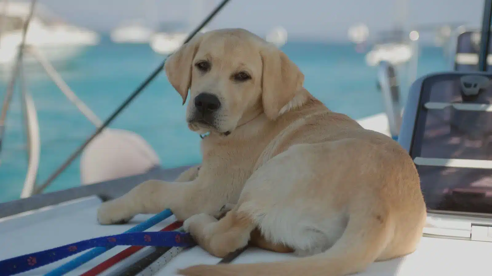 animaux de compagnie en bateau