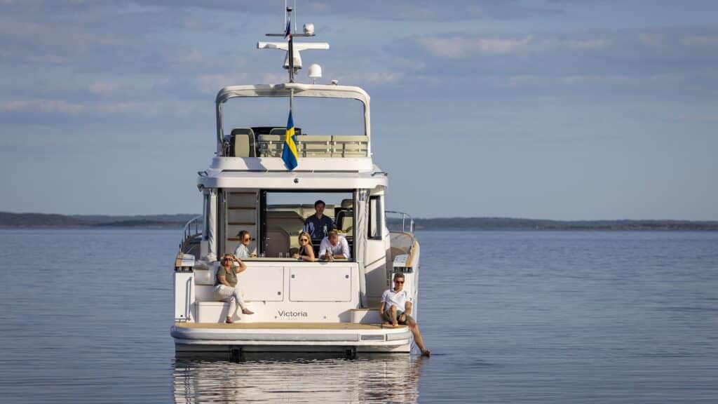 Nimbus 495 Flybridge vue arrière