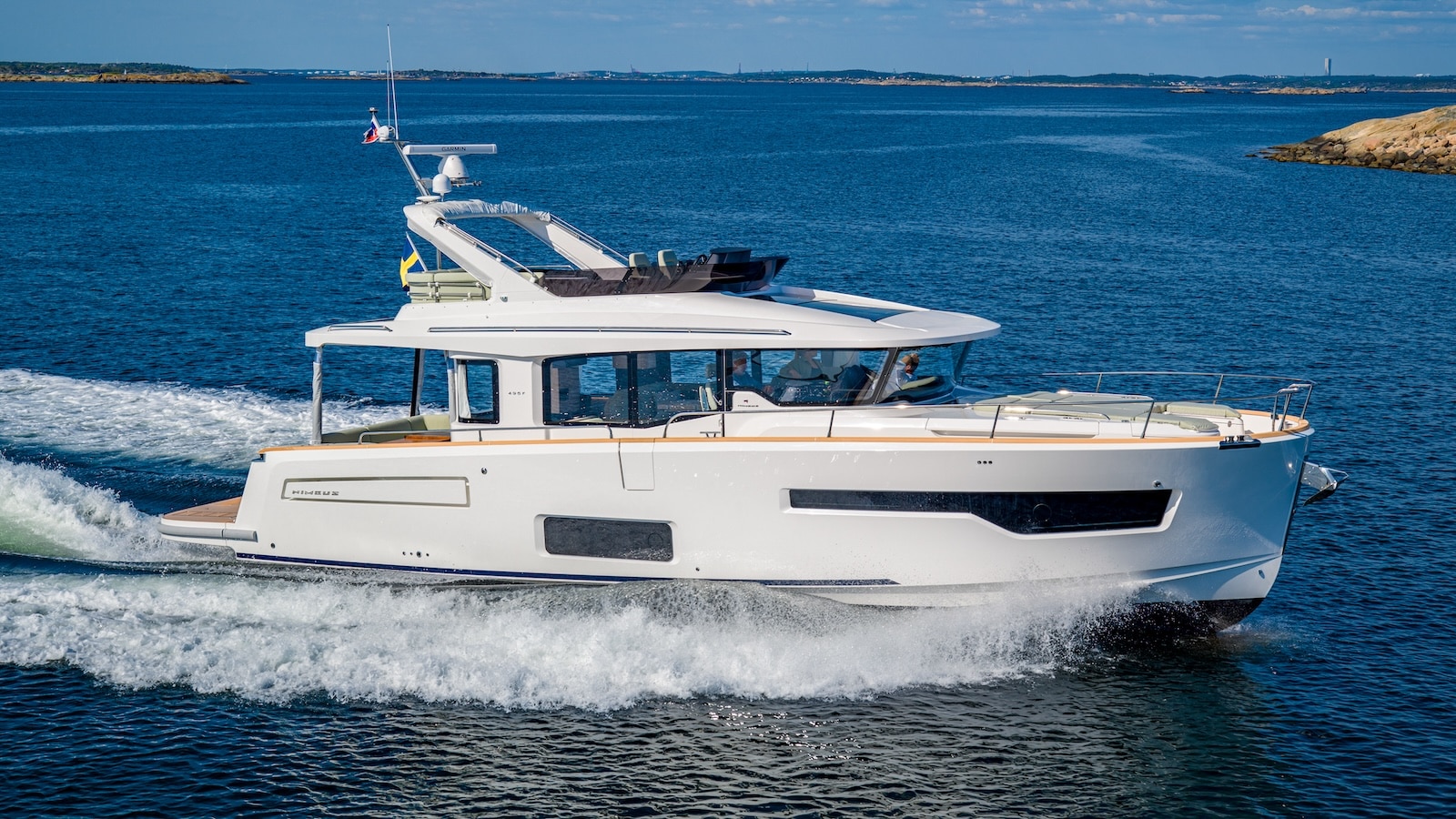 Nimbus 495 Flybridge vue latérale