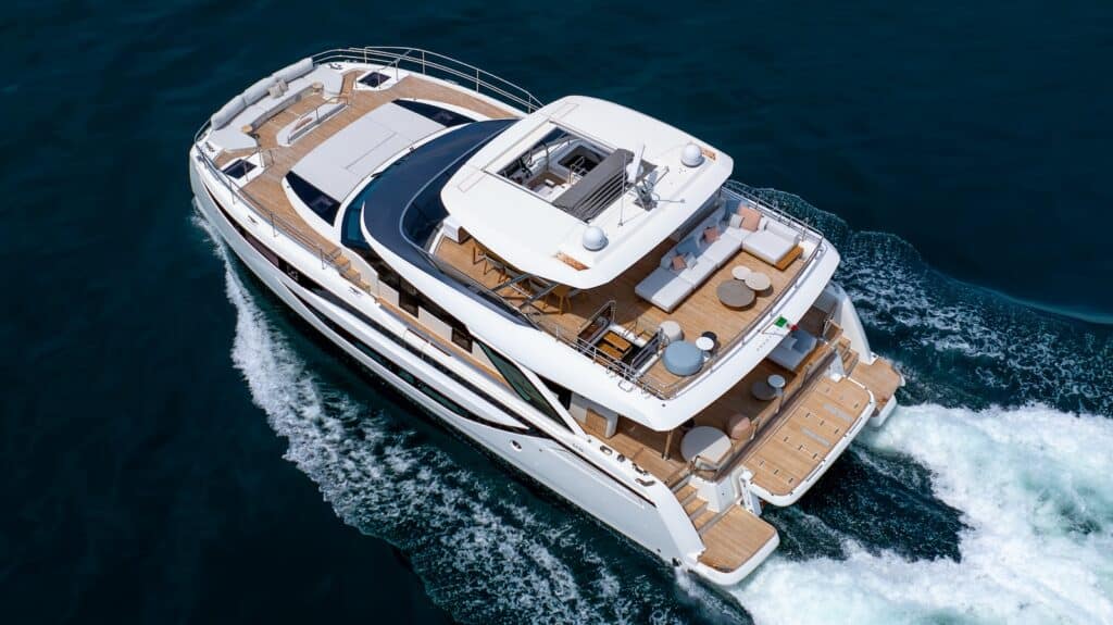 Prestige M8 vue aérienne