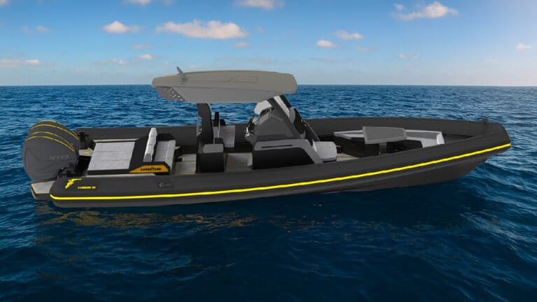 Goodyear Carbon 35 : Goodyear fait ses débuts dans l’industrie nautique avec Tender One
