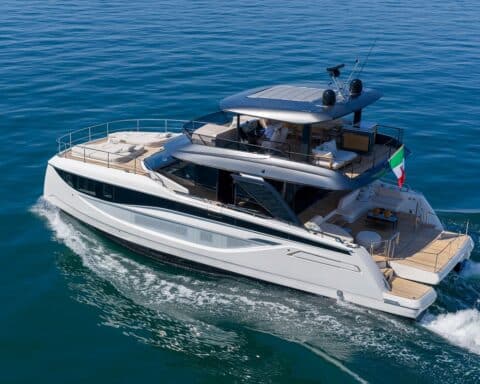Prestige M7 éssai en mer