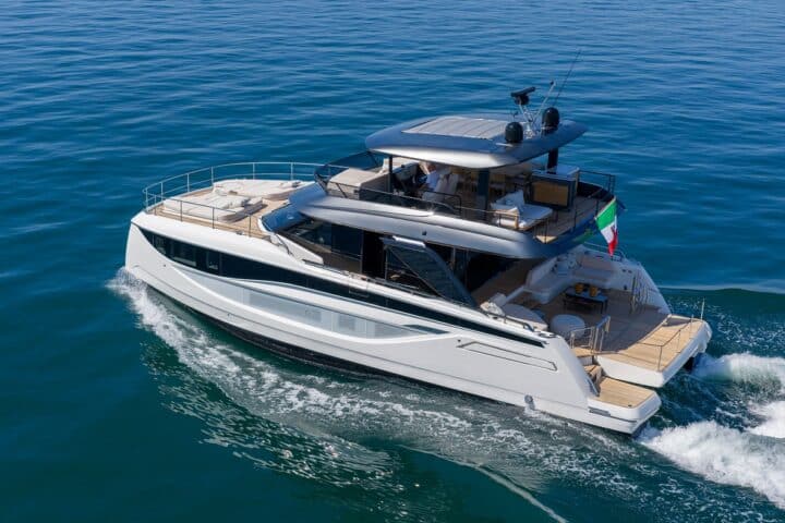 Prestige M7 éssai en mer