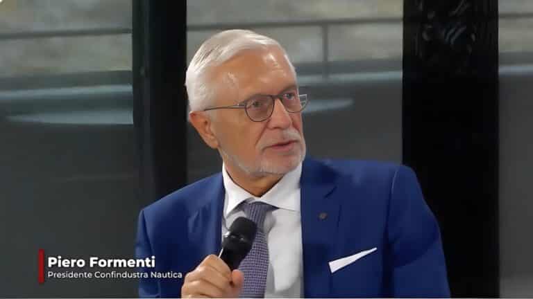 Piero Formenti, presidente de Confindustria Nautica Italiana, en declaraciones a Primocanale