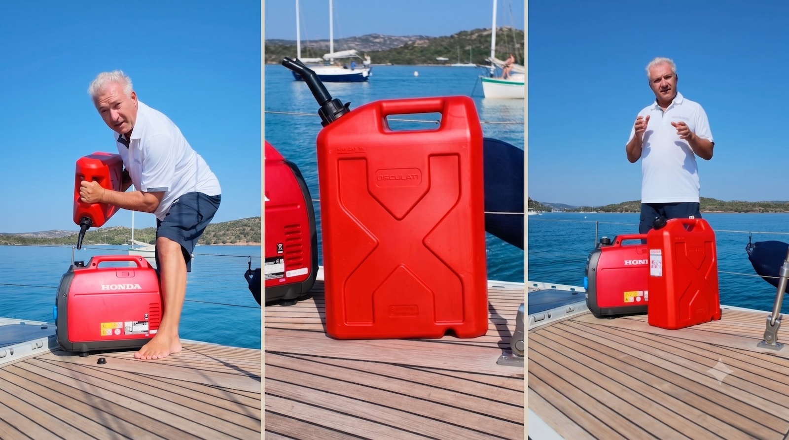 Faire le plein d'un bateau avec un jerrican : le jerrican « Heavy Duty » d'Osculati