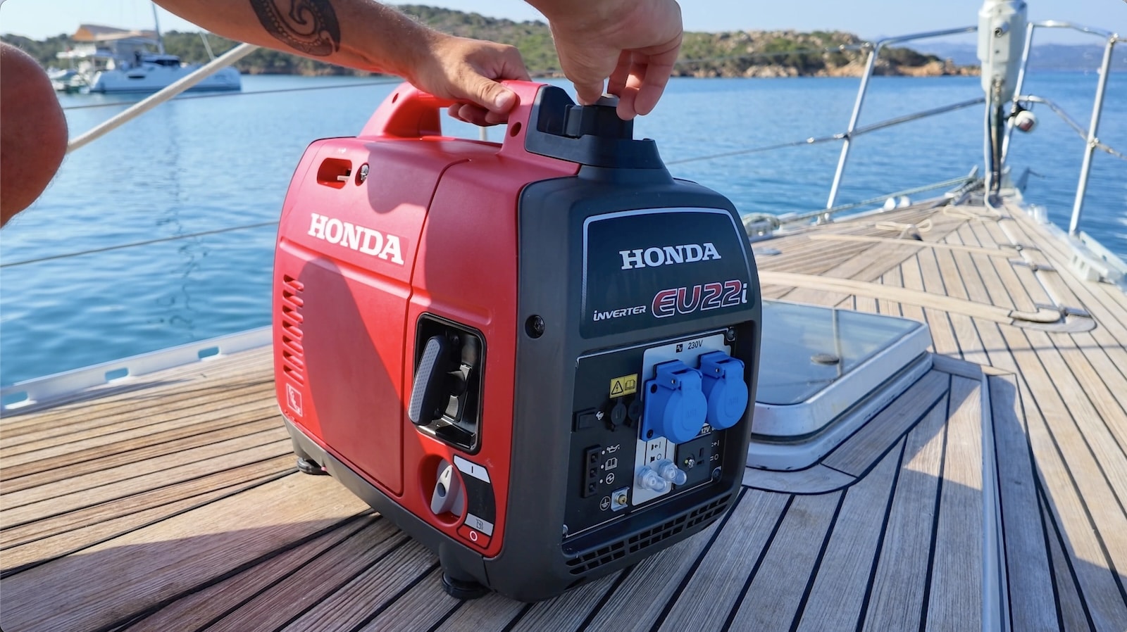 Essai de la Honda EU22i par Luca D'Ambrosio