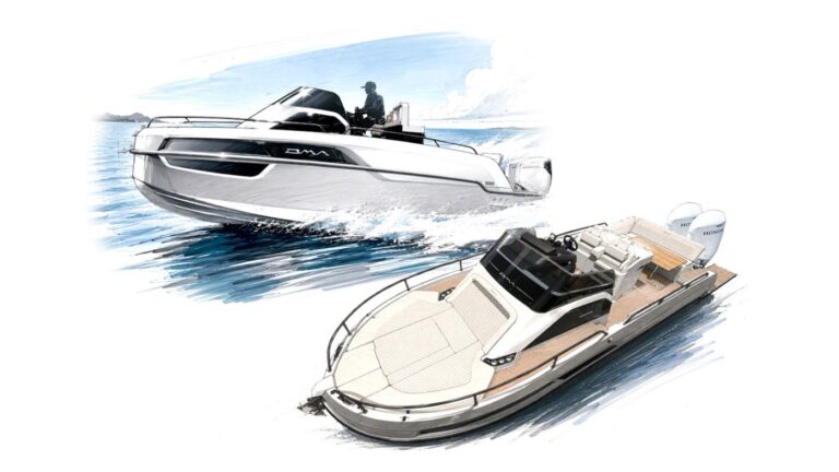 Nouvelle gamme 4XC FRP : sept bateaux BMA équipés de moteurs Honda Marine